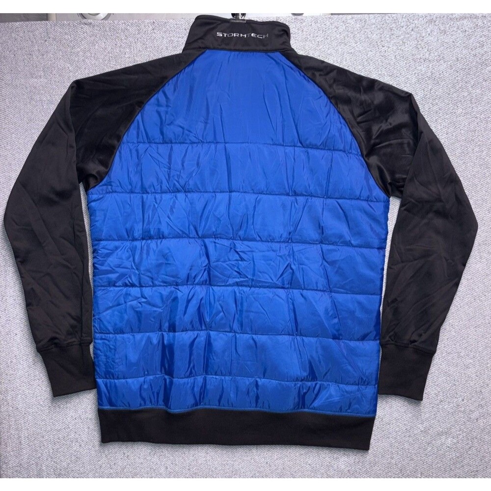 Stormtech Men’s L Quilted Thermal Hybrid Full-Zip Performance Jacket Blue NWT - Picture 2 of 9